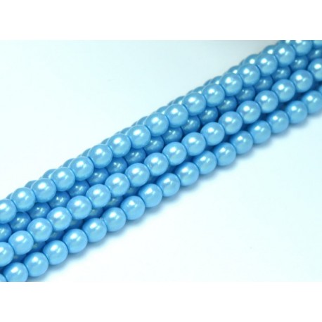 Perle Cerate in Vetro 3 mm Pearl Shell Grape Satin - 50 Pz