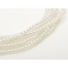 Perle Cerate in Vetro 3 mm Pale White - 50 Pz