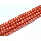 Perle Cerate in Vetro 4 mm Pearl Shell Light Siam - 50 Pz
