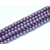 Perle Cerate in Vetro 4 mm Pearl Shell Light Siam - 50 Pz