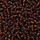 Rocailles Miyuki 8/0 Dark Topaz Silver Lined - 10 g - cod. 0005