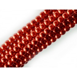 Glass Pearls 4 mm Red 70498 - 50 pcs