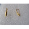 Monachella Foglia 21,5x8 mm Color Oro - 2 pz