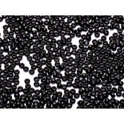 Rocailles Miyuki 8/0 Opaque Black - 10 g - cod. 0401