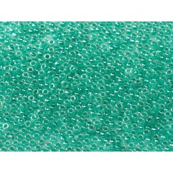 Rocailles Miyuki 8/0 Green Aqua Ceylon - 10 g - cod. 0536