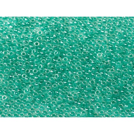 Rocailles Miyuki 8/0 Green Aqua Ceylon - 10 g - cod. 0536