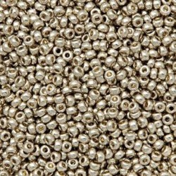 Rocailles Miyuki 8/0 Duracoat Galvanized Silver - 10 g - cod. 4201