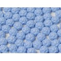 Cabochon Doppio Foro Rosetta 6 mm Pastel Blue - 10 pz