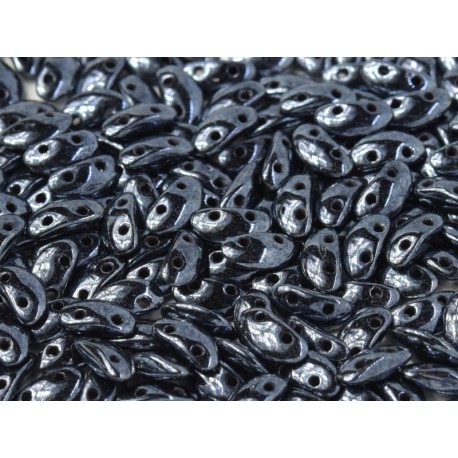 MOBYDUO® 3 x 8 mm Jet Hematite - 25 Pz