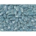 MOBYDUO® 3 x 8 mm Opaque Baby Blue Luster - 25 Pz