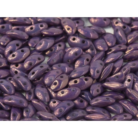 MOBYDUO® 3 x 8 mm Opaque Lila Vega Luster - 25 Pz