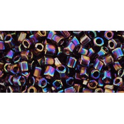 Toho Hexagon 8/0 Transparent Rainbow Amethyst - 10 g