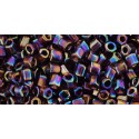 Hexagon Toho 8/0 Transparent Rainbow Amethyst - 10 g