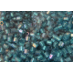 Hexagon Toho 8/0 Inside Color Rainbow Crystal Teal/Green Lined - 10 g