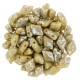 GemDuo 8 x 5 mm Silver Splash Opaque Ivory - 5 g