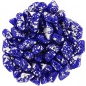 GemDuo 8 x 5 mm Silver Splash Opaque Blue - 5 g