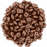 Superduo 2,5x5 mm Matte Metallic Bronze Copper - 10 g