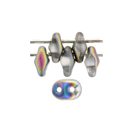 Superduo 2,5x5 mm Matte Crystal Vitrail - 10 g
