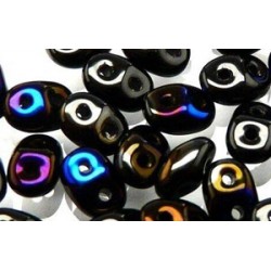 Superduo 2,5x5 mm Blue Iris Jet - 10 g