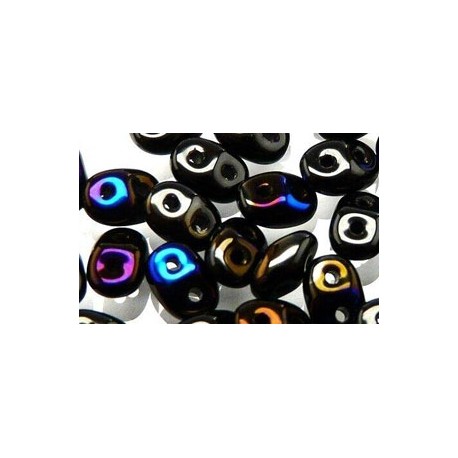 Superduo 2,5x5 mm Blue Iris Jet - 10 g