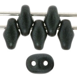 Superduo 2,5x5 mm Metallic Suede Dark Forest - 10 g