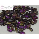 DropDuo 3 x 6 mm Crystal Etched Sliperit Full - 40 Pz