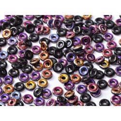 Perline O Bead 4 mm Jet Sliperit - 5 g