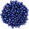 Fire Polished Faceted Round Beads 3 mm Color Trends Saturated Metallic Lapis Blue - 50 pcs