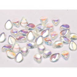 Pip Beads 5x7 mm Crystal AB - 30 pcs 