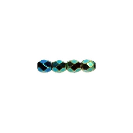 Mezzo Cristallo 4 mm Iris Green - 50 Pz
