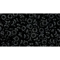Demi Round Toho 8/0 Opaque Jet - 10 g