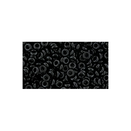 Demi Round Toho 8/0 Opaque Jet - 10 g