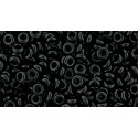 Demi Round Toho 8/0 Opaque Jet - 10 g