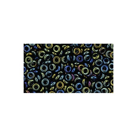 Demi Round Toho 8/0 Metallic Iris Green Brown - 10 g