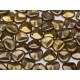 Perline Rose Petals 8x7 mm Metallic Mix - 40 pz 