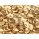 Perline Rose Petals 8x7 mm Matte Metallic Gold - 40 pz 