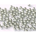 Perle Tonde in Vetro di Boemia 2 mm Crystal Labrador Full - 50 Pz