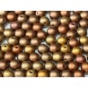 Perle Tonde in Vetro di Boemia 3 mm Metallic Mix - 50 Pz