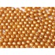 Perle Tonde in Vetro di Boemia 3 mm Pastel Amber - 5 0 Pz