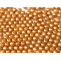 Perle Tonde in Vetro di Boemia 3 mm Pastel Amber - 5 0 Pz