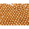 Perle Tonde in Vetro di Boemia 3 mm Pastel Amber - 5 0 Pz