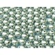 Perle Tonde in Vetro di Boemia 8 mm Aluminium Silver - 20 Pz