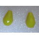 Goccia sfaccettata in acrilico 12x8 mm Yellow - 2 pz