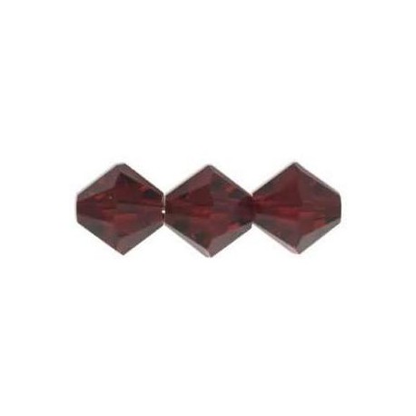 Bicono Swarovski 5328 4 mm Garnet - 40 pz