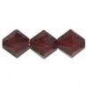 Bicono Swarovski 5328 4 mm Garnet - 40 pz