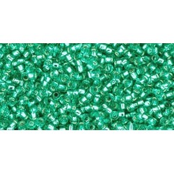 Rocailles Toho 15/0 Silver-Lined Dark Peridot