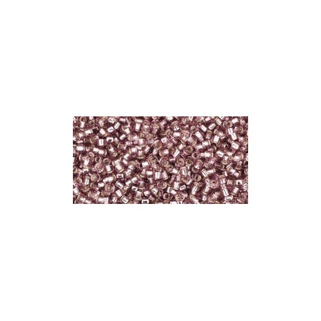 Rocailles Toho 15/0 Silver-Lined Light Amethyst