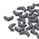 Chevron Duo 10 x 4 mm Jet - 15 Pz