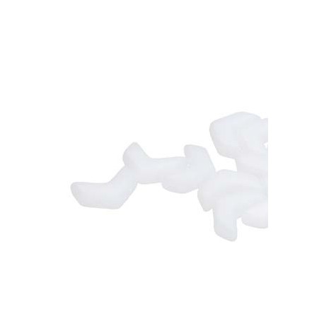 Chevron Duo 10 x 4 mm White Alabaster - 15 Pz