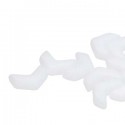 Chevron Duo 10 x 4 mm White Alabaster - 15 Pz